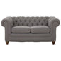 Stella Two Seat Grey Linen Sofa