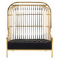 Eliza Gold Dome Cage Two Seat Sofa
