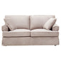 Ralph Two Seat Mink Velvet Sofa