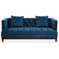 Sefira 2 Seat Navy Fabric Sofa