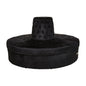 Hartford Black Velvet Modular Round Sofa