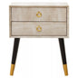 Cadio 2 Drawer Bedside Table