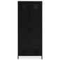 Academy Black Two Door Locker Style Wardrobe