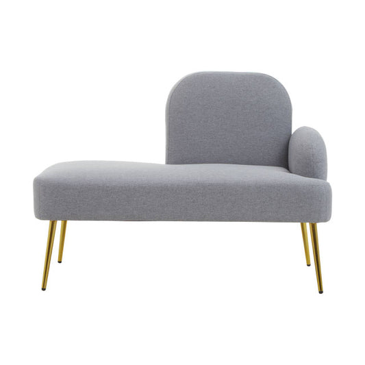 Heather Grey Right Hand Chaise Loungue